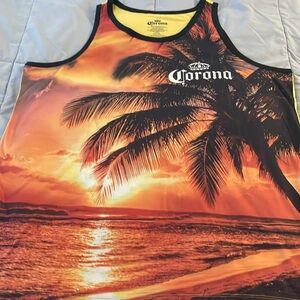 Never worn CORONA men’s tank never worn or washed non smoking house